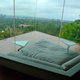 That’s the bedroom, and yes the glass walls slide away